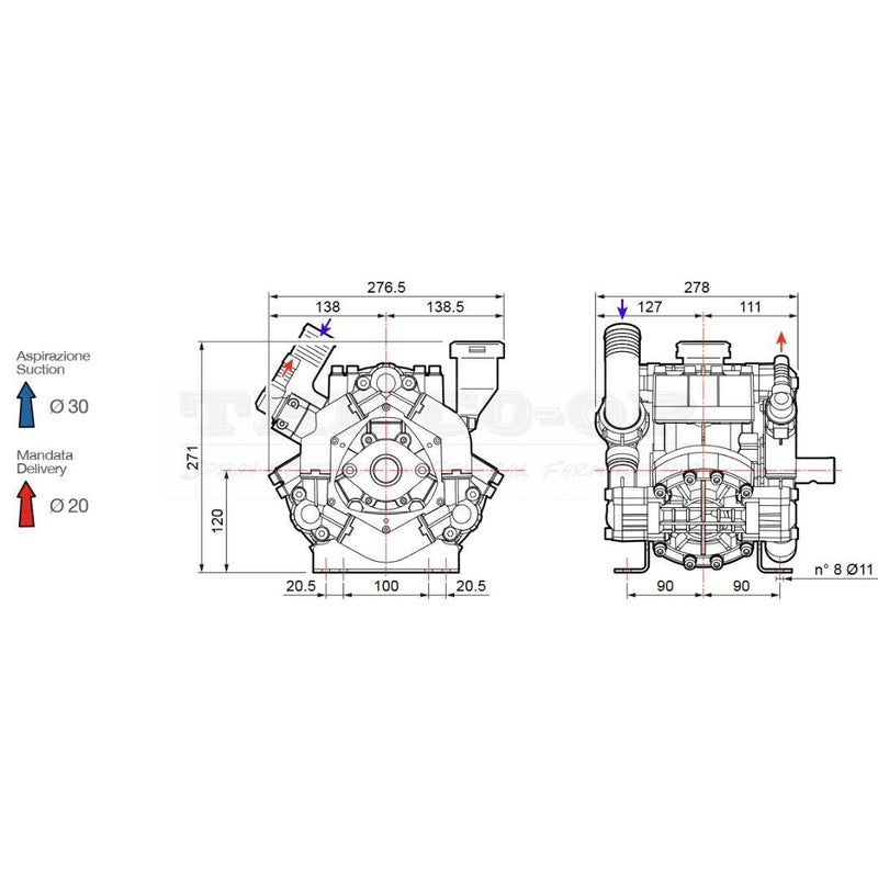 Silvan BP7515 Dimension image