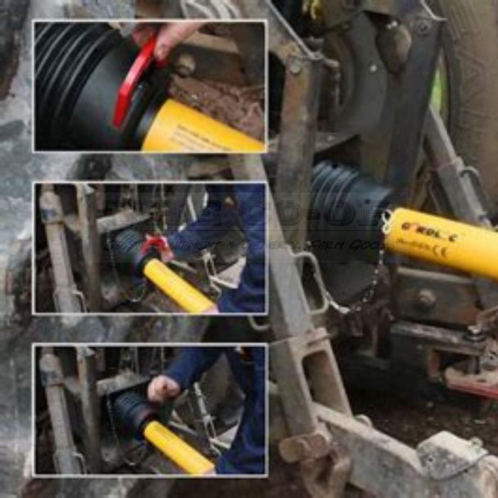 PTO shaft cover in action
