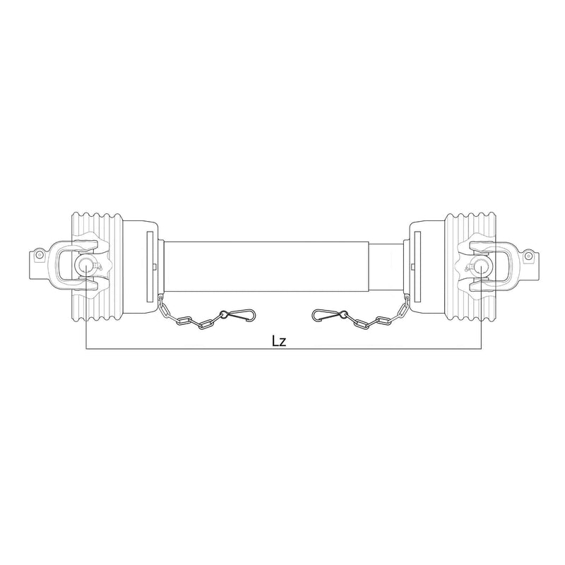 PTO Shaft 710mm Series 1 GARDLOC