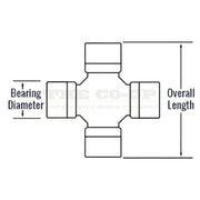 PTO SHAFT uni-cross bearing - THE CO-OP