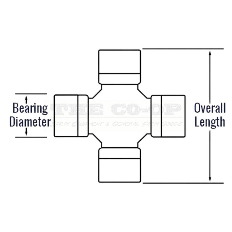 PTO SHAFT uni-cross bearing - THE CO-OP