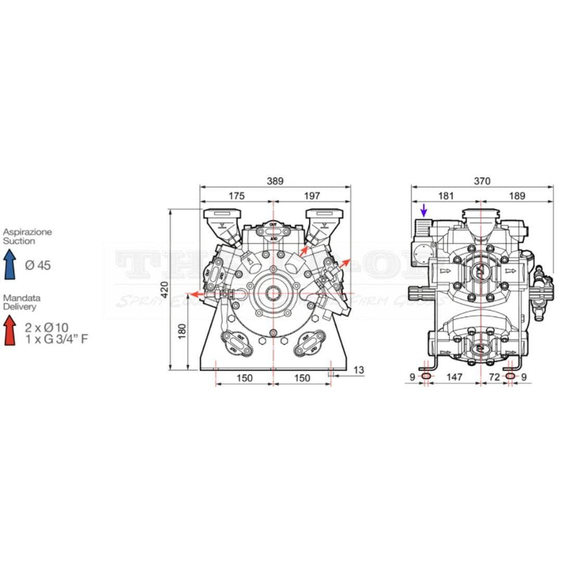 APS166 dimensions
