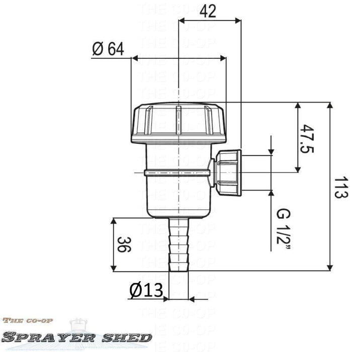 Suction filter for 12v Pumps - THE CO-OP