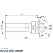 Image of Arag Supermix Agitator dimensions 502053
