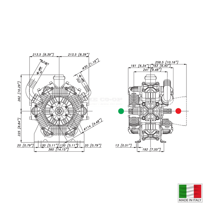 Bertolini POLY2260 Diaphragm pump - THE CO-OP