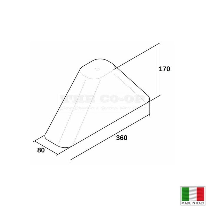 Braglia Spray hood / shield wih M12 thread - THE CO-OP