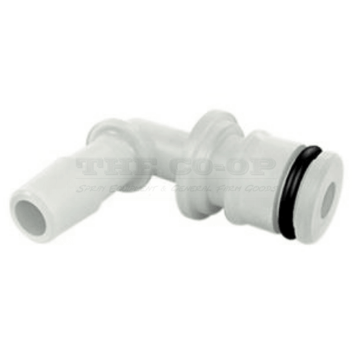 5/8" Quick Attach X 10mm elbow Fitting for Delavan 7800 series pumps - THE CO-OP