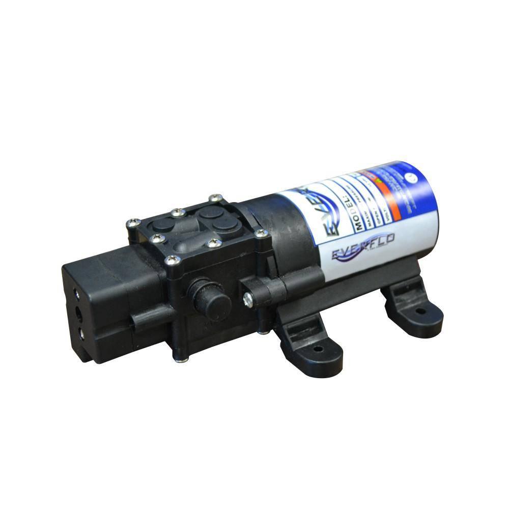 EF1000 12V Diaphragm Water Pump Kit - 1.0 GPM, 40 PSI, On-Demand With Wiring Harness