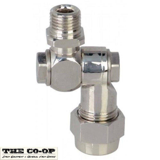 Chrome plated Brass Single Swivel Nozzle Holder - THE CO-OP