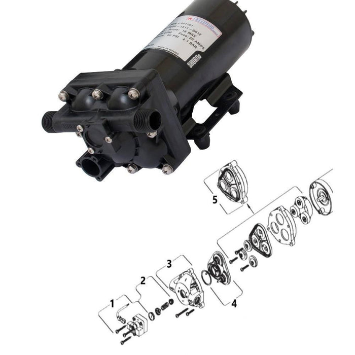 SHURflo pump replacement parts for 5059-1311-D012 Pump