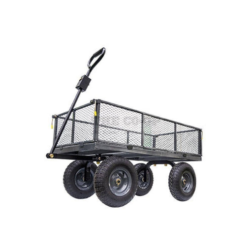 Silvan Large Steel Mesh Cart with Tow Hitch and Pull Handle - THE CO-OP