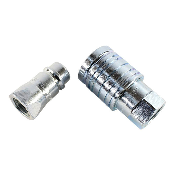 Hydraulic Quick Release Coupling Pair 1/2" BSP-F - THE CO-OP