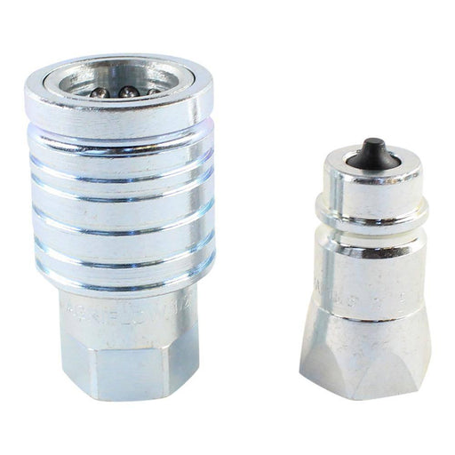 Hydraulic Quick Release Coupling Pair 1/2" BSP-F - THE CO-OP