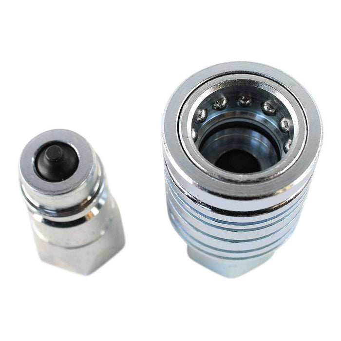 Hydraulic Quick Release Coupling Pair 1/2" BSP-F - THE CO-OP